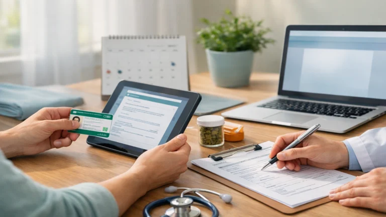 Pennsylvania medical marijuana card application and approval process with licensed physician.