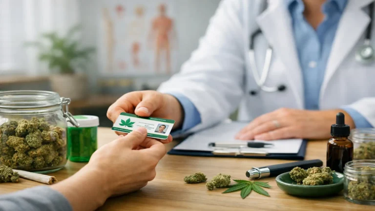 Medical Marijuana Card in Allentown patient receiving MMJ certification from a doctor.