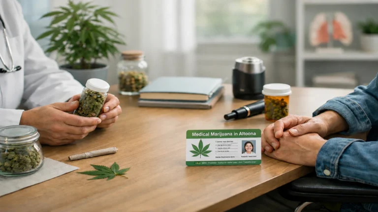 Medical Marijuana Card in Altoona consultation for Pennsylvania patients.