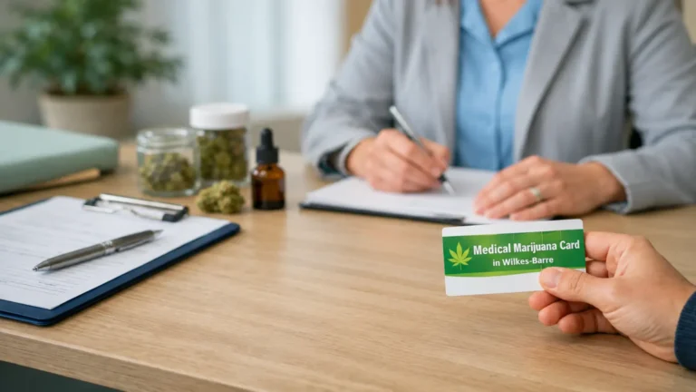Medical Marijuana Card in Wilkes-Barre consultation and patient approval process.