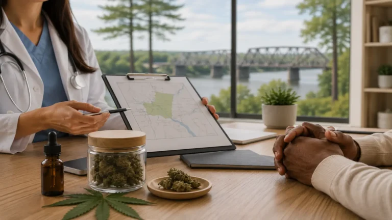 Medical Marijuana Card in Pine Bluff consultation with an Arkansas physician.
